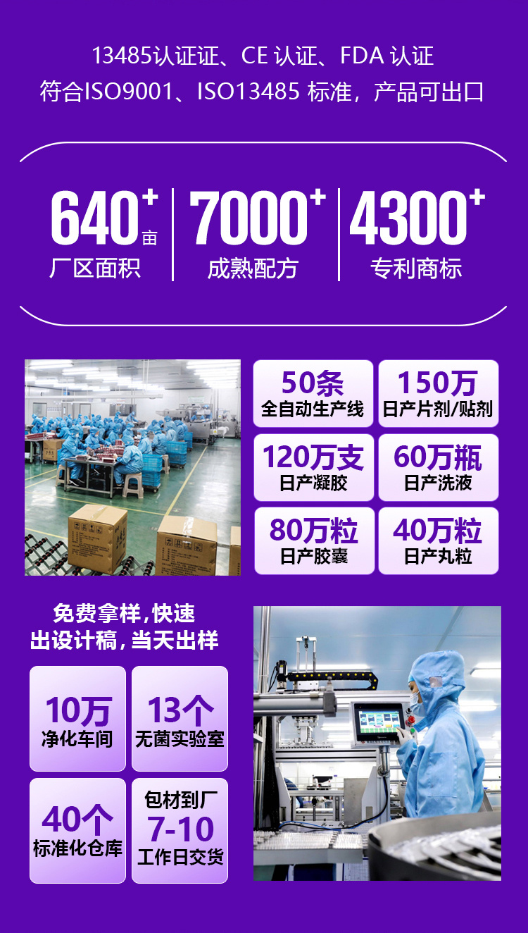 械字号凝胶贴牌生产厂家